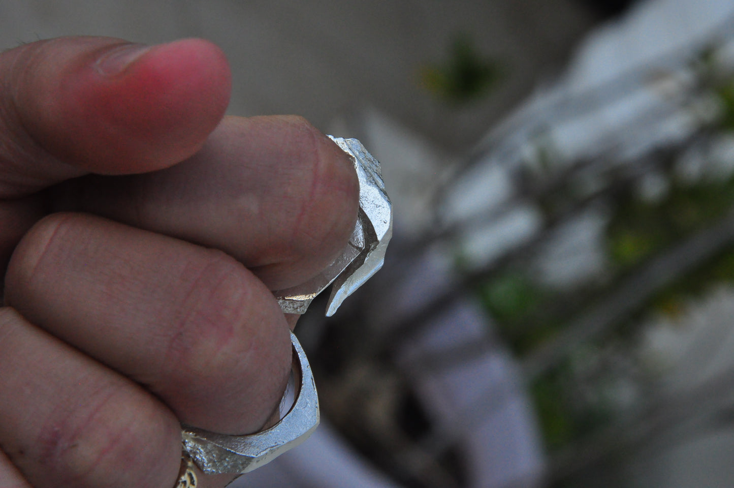 טבעת כסף - broken (B)