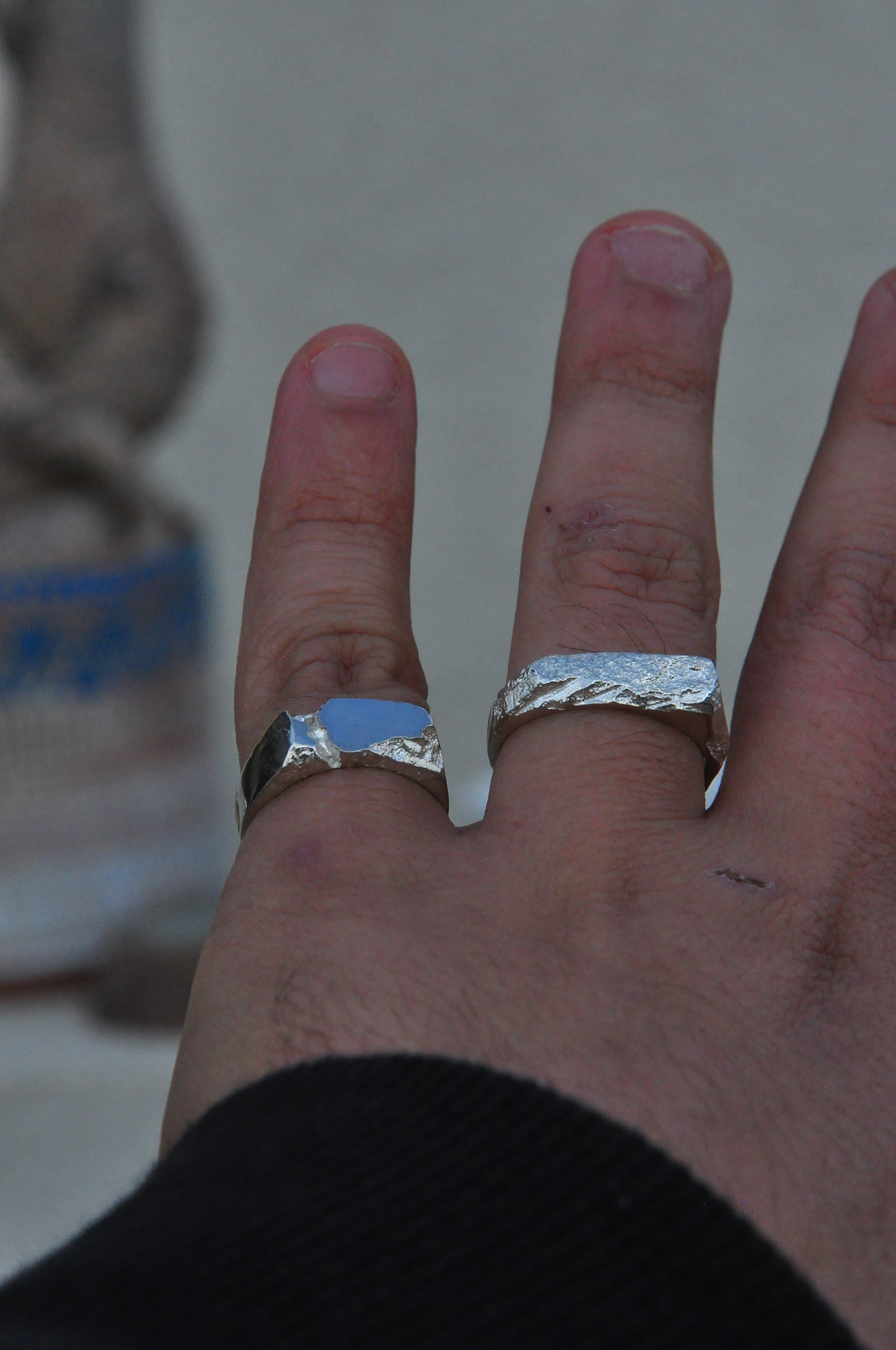 טבעת כסף - broken (D)