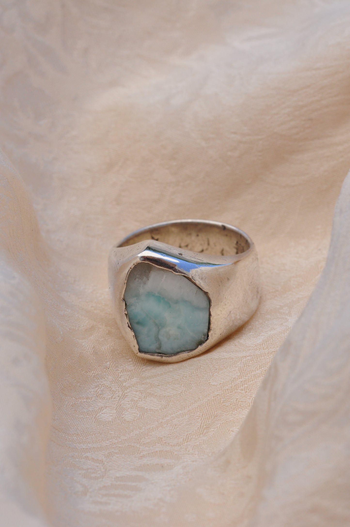 LARIMAR (C) טבעת כסף
