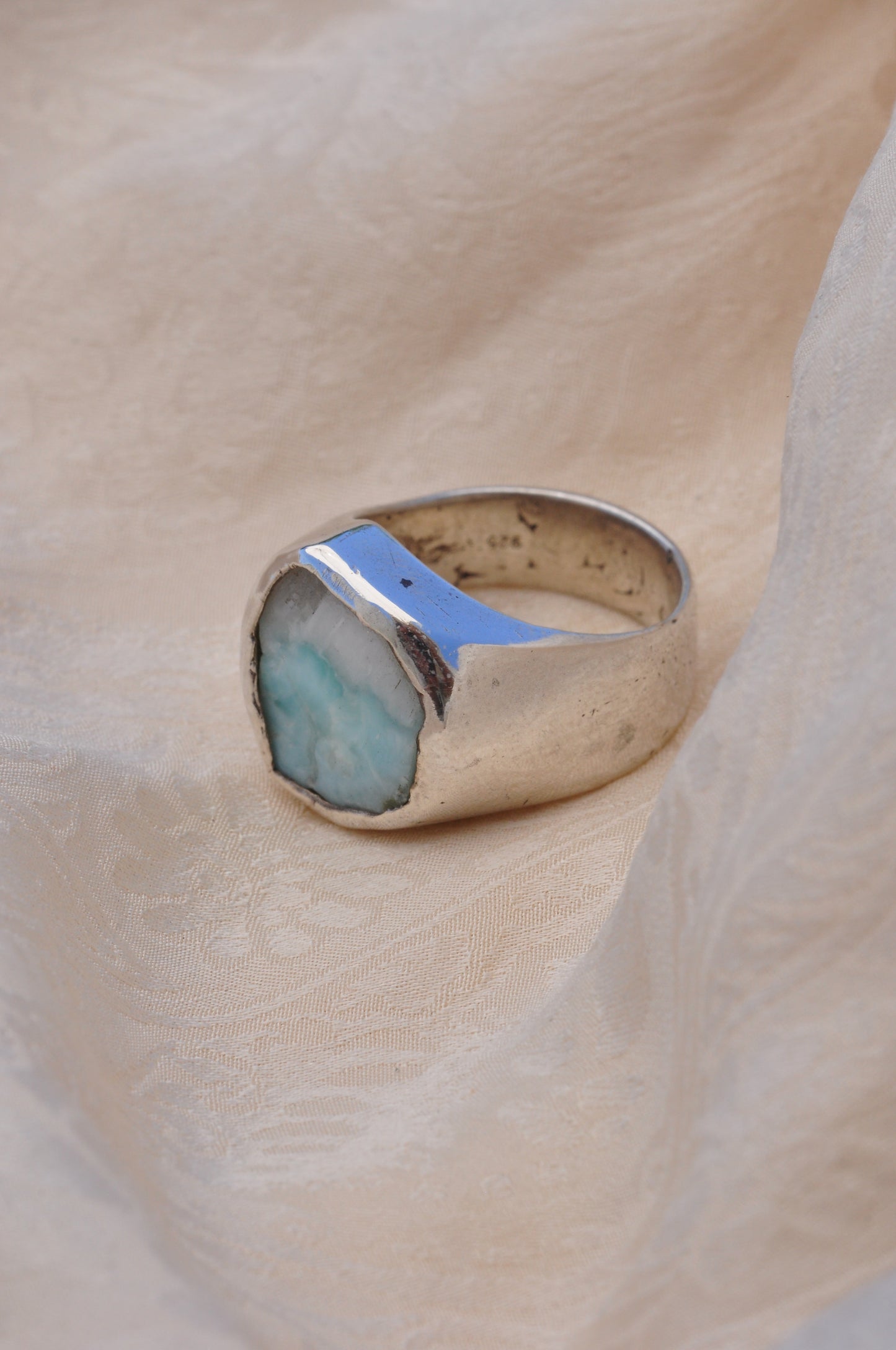 LARIMAR (C) טבעת כסף