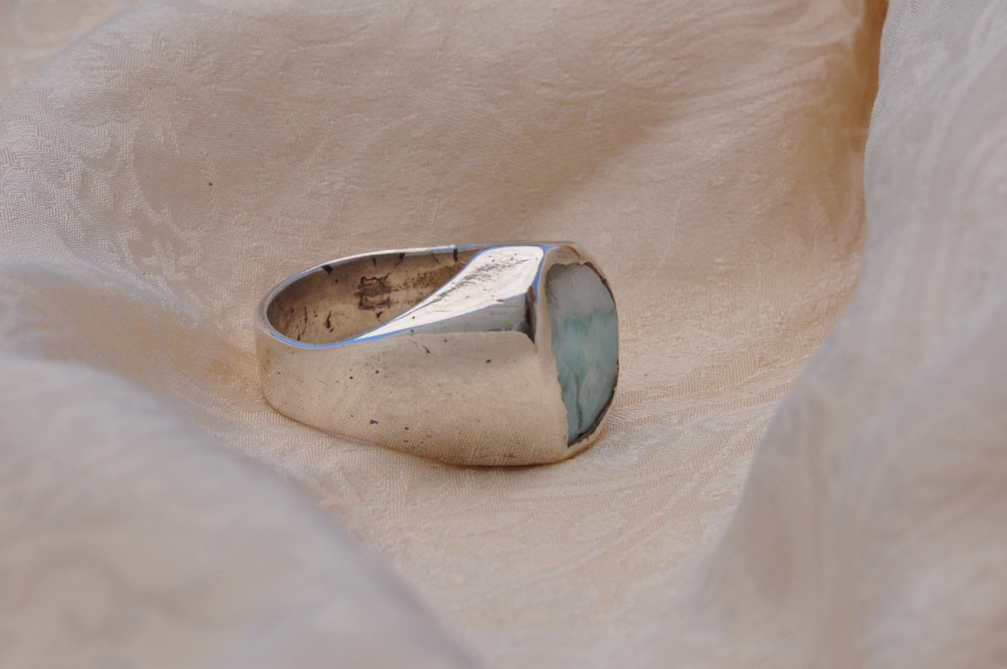 LARIMAR (C) טבעת כסף