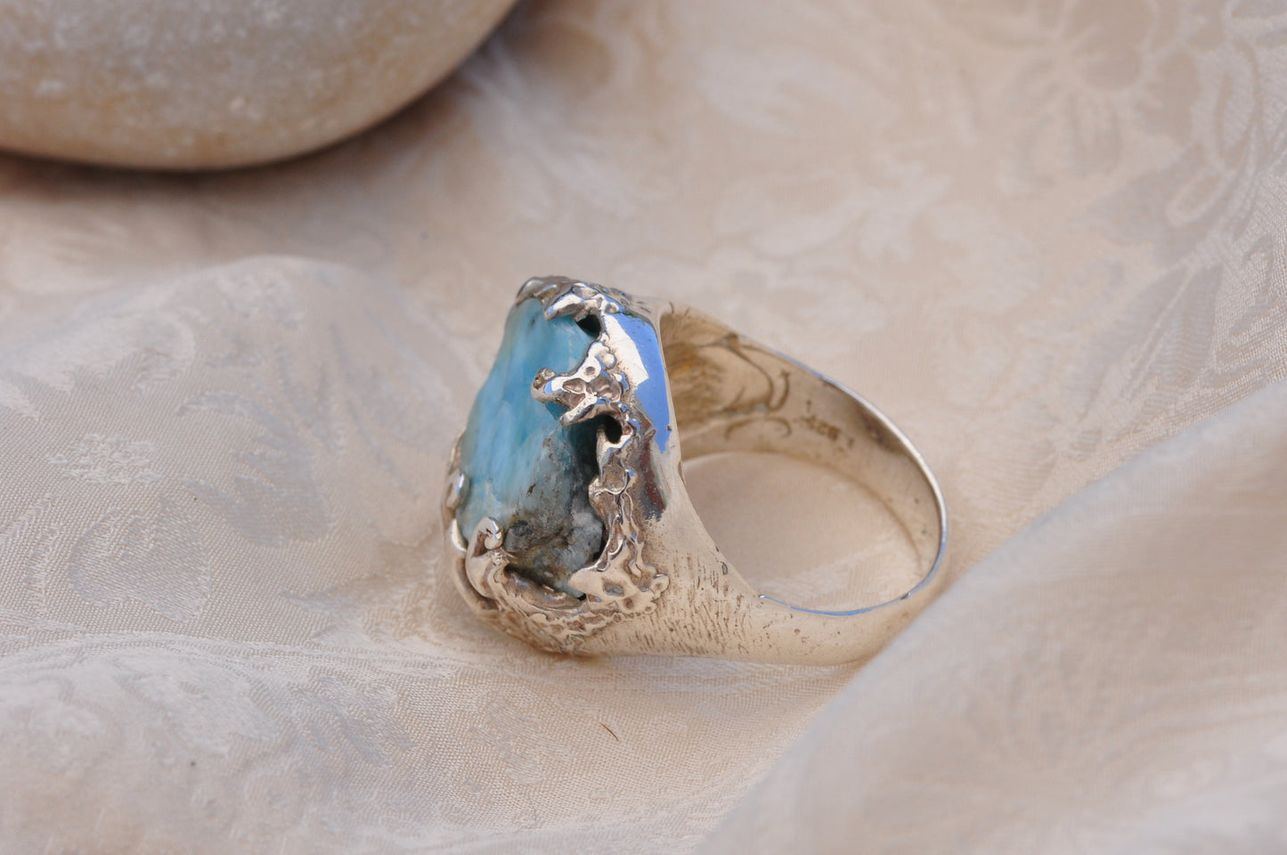 LARIMAR (A) טבעת כסף