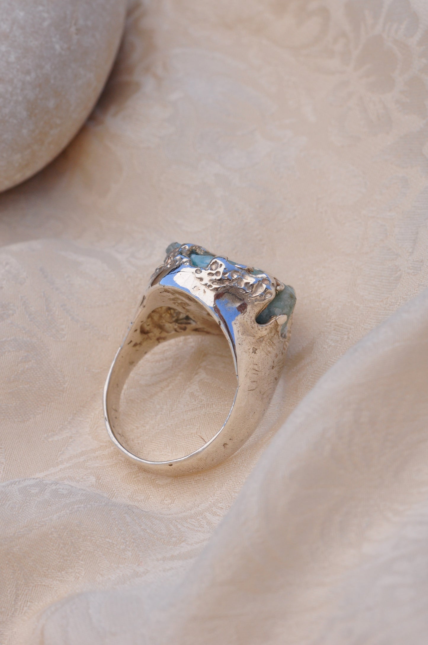 LARIMAR (A) טבעת כסף