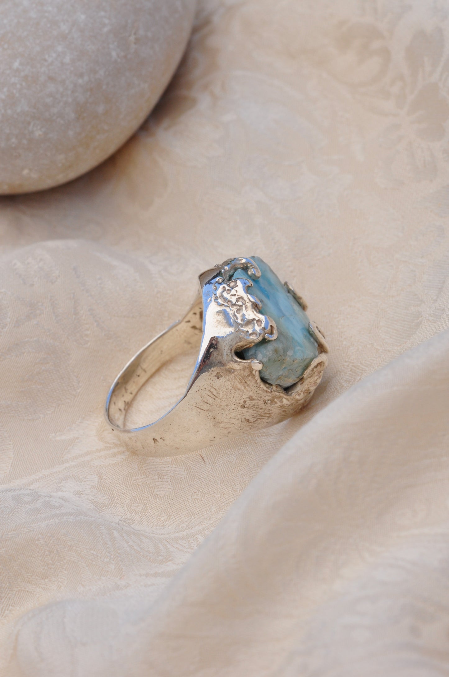 LARIMAR (A) טבעת כסף