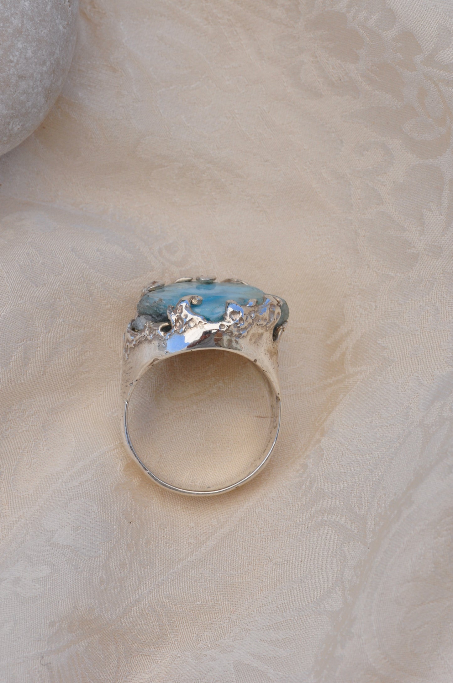 LARIMAR (A) טבעת כסף
