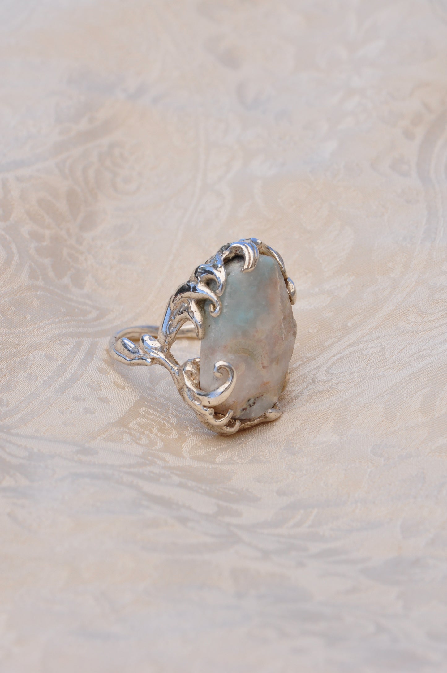 LARIMAR (F) טבעת כסף
