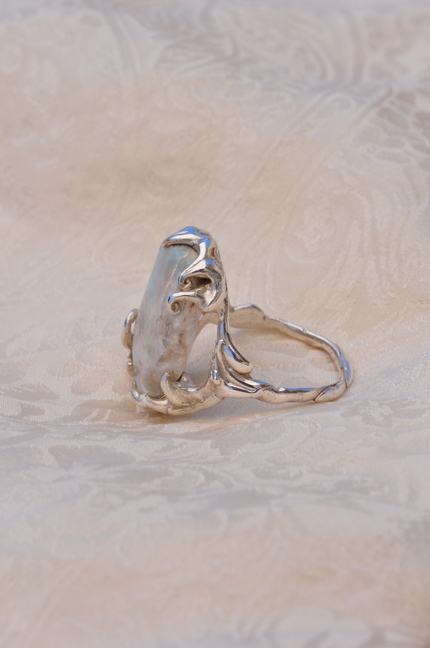 LARIMAR (F) טבעת כסף