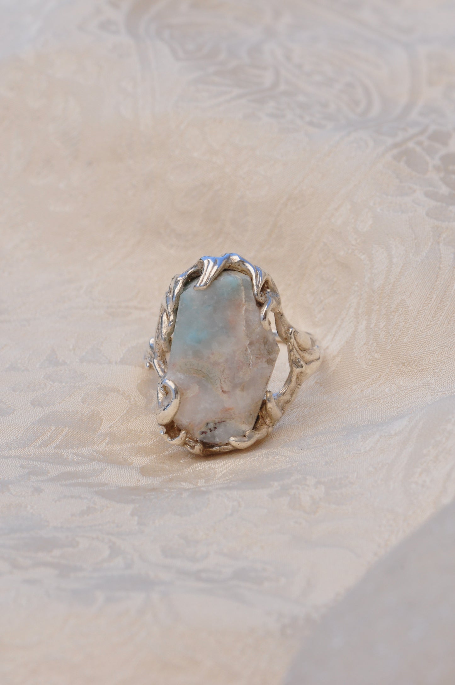 LARIMAR (F) טבעת כסף