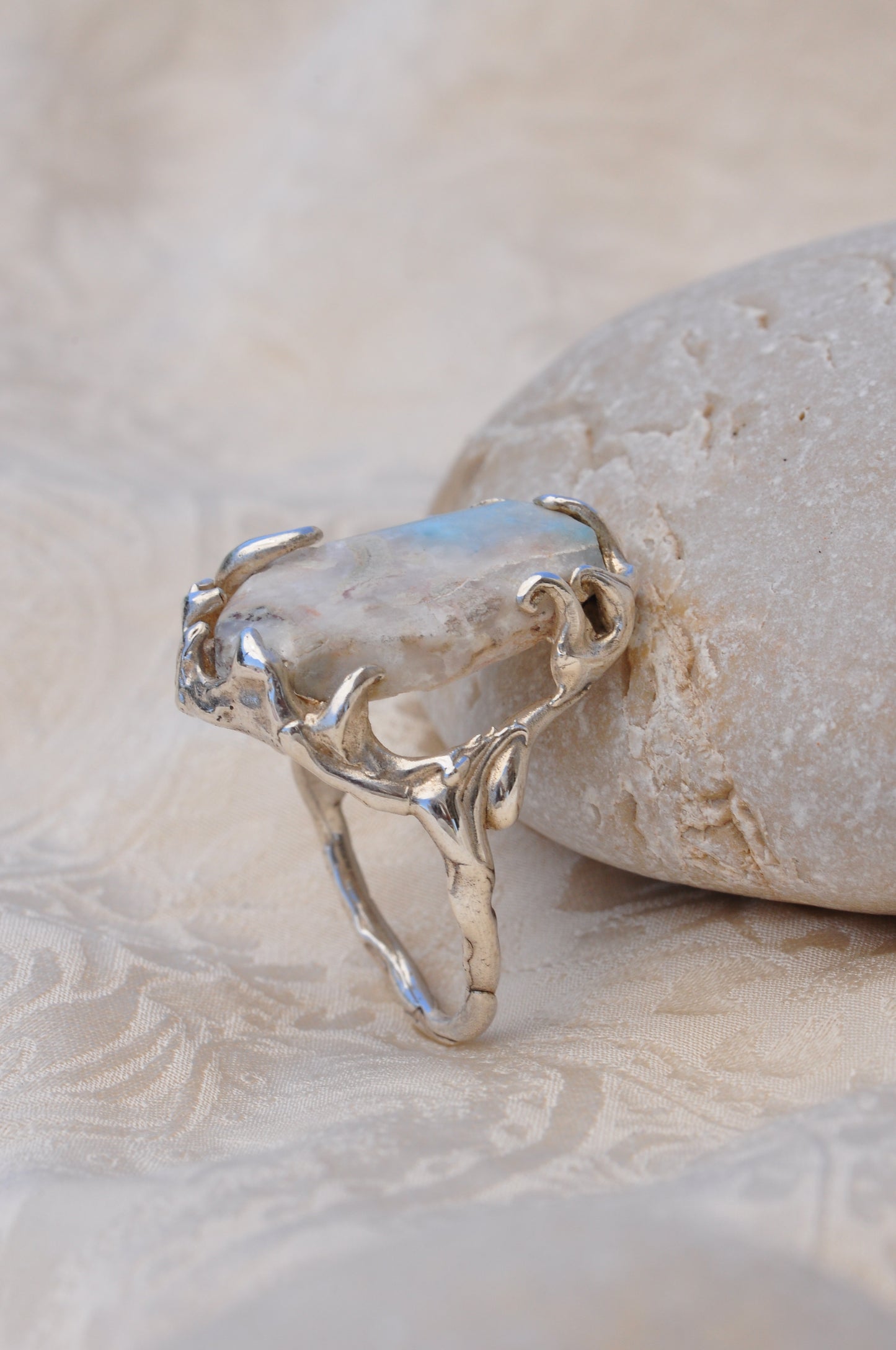 LARIMAR (F) טבעת כסף