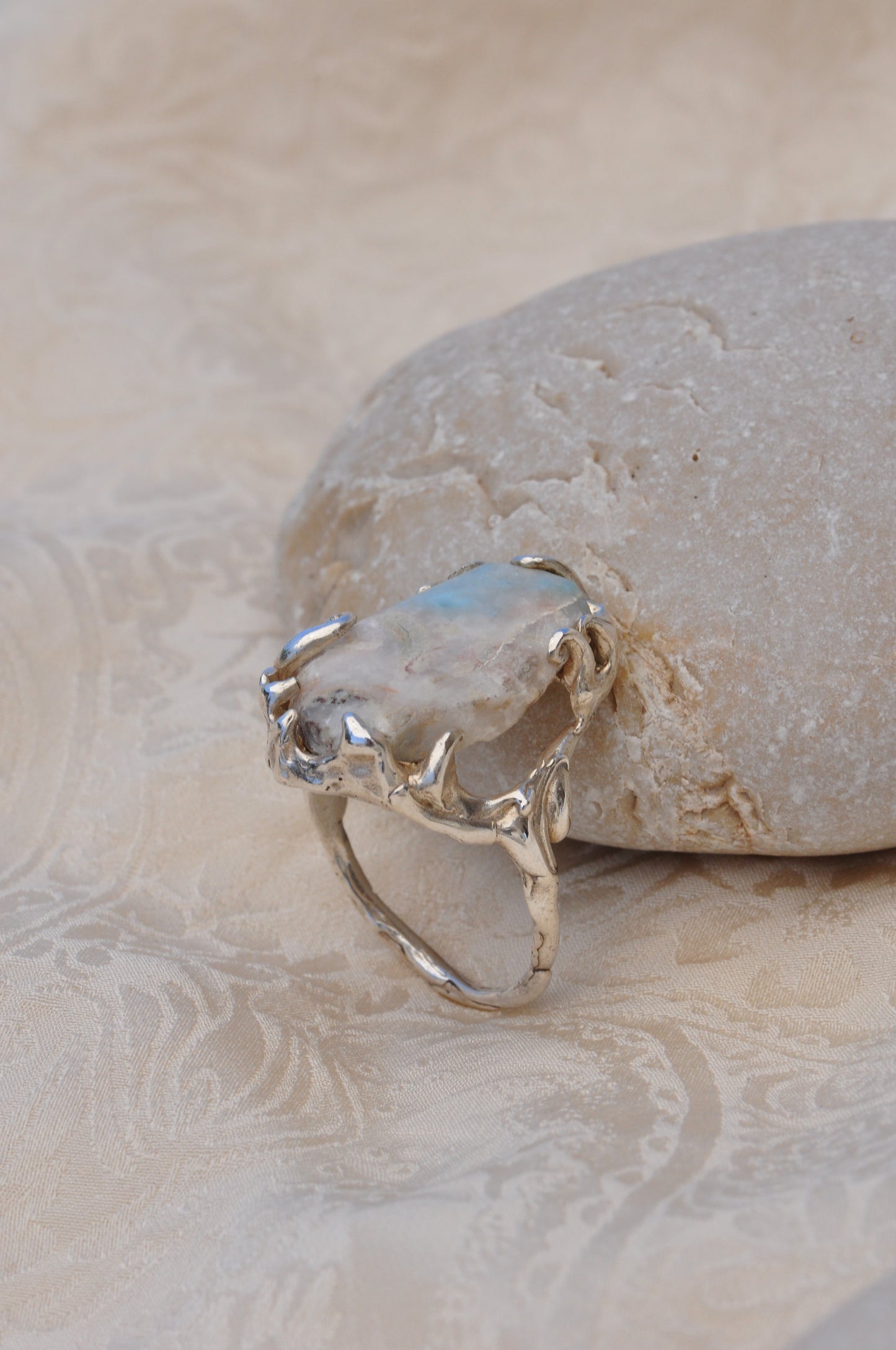 LARIMAR (F) טבעת כסף