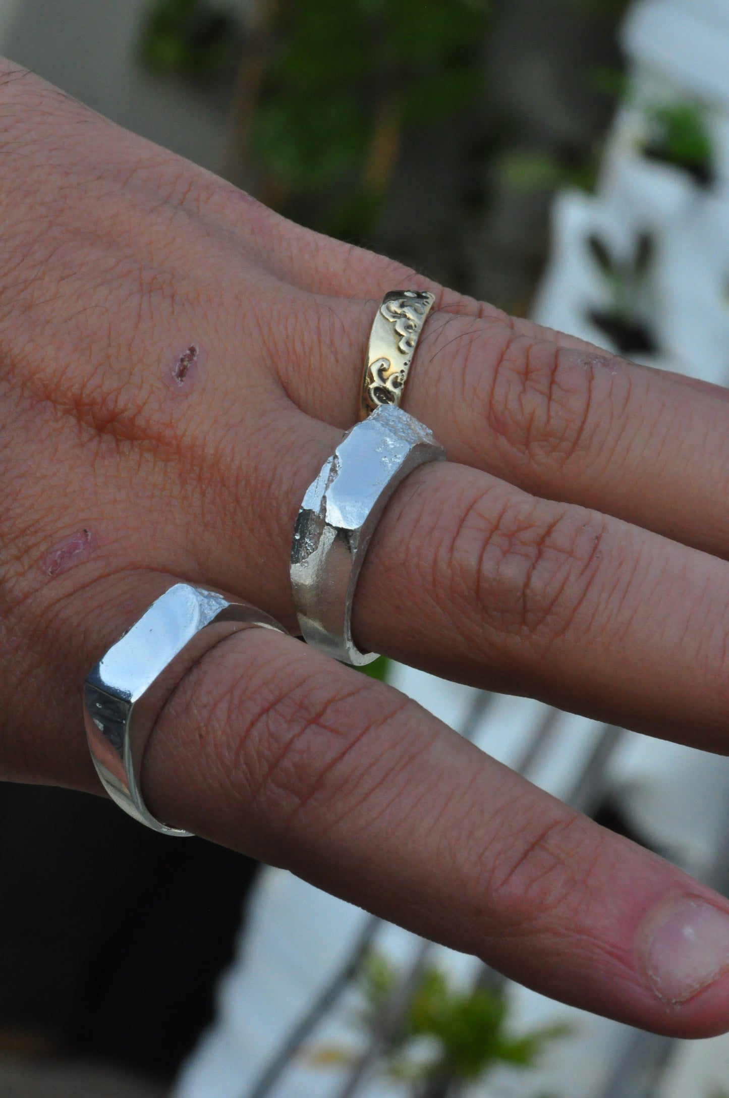 טבעת כסף - broken (A)