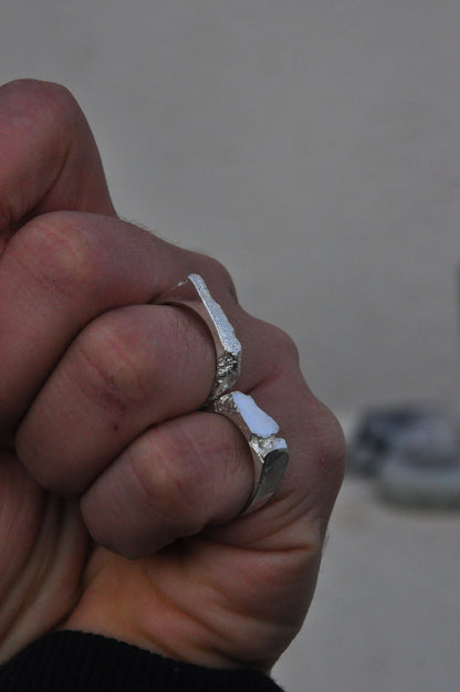 טבעת כסף - broken (D)