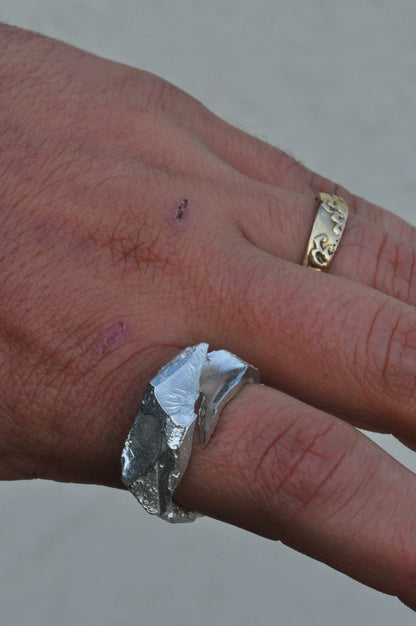 טבעת כסף - broken (B)