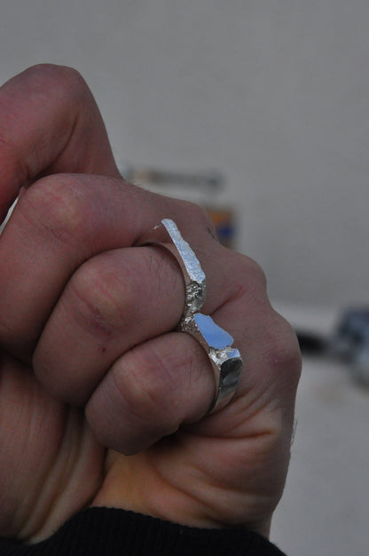 טבעת כסף - broken (E)