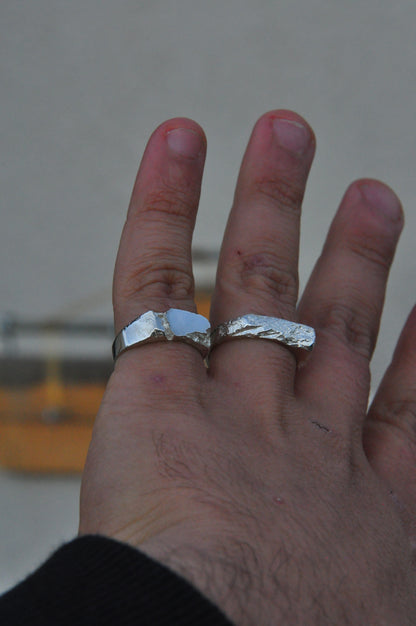 טבעת כסף - broken (E)