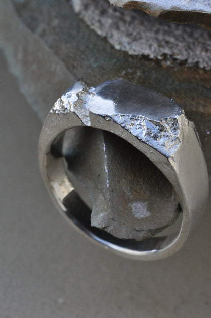 טבעת כסף - broken (E)