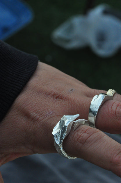 טבעת כסף - broken (B)