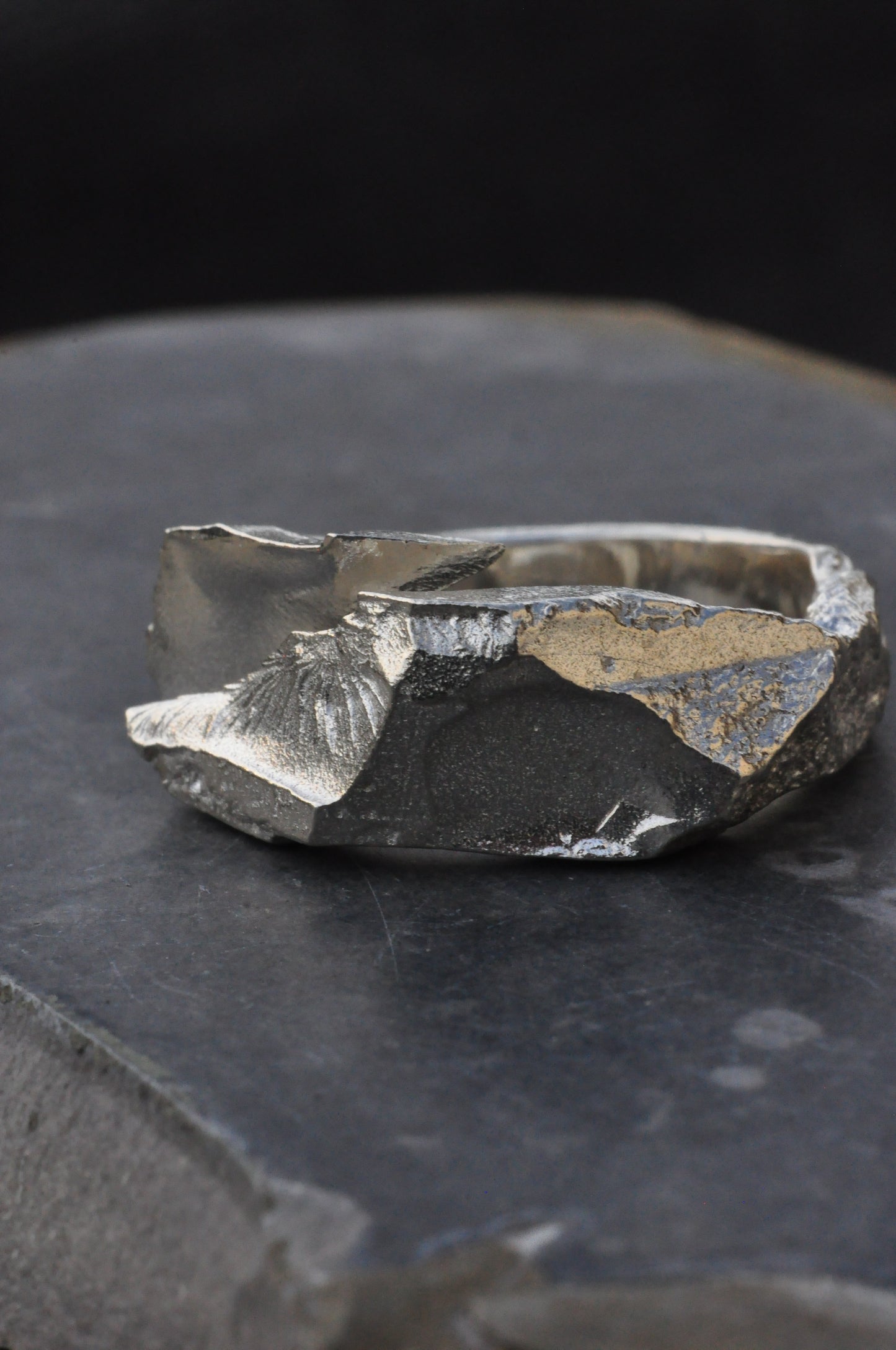 טבעת כסף - broken (B)