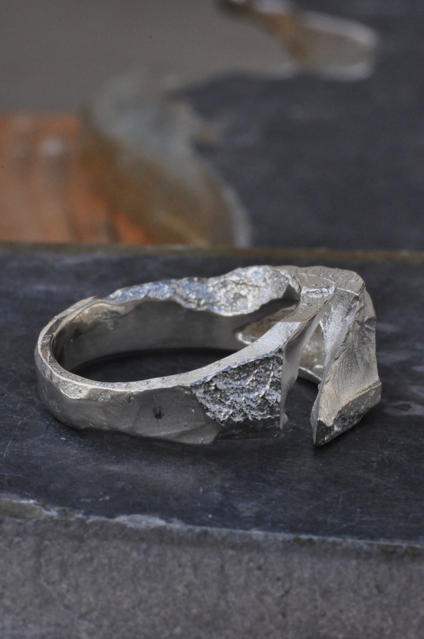 טבעת כסף - broken (B)