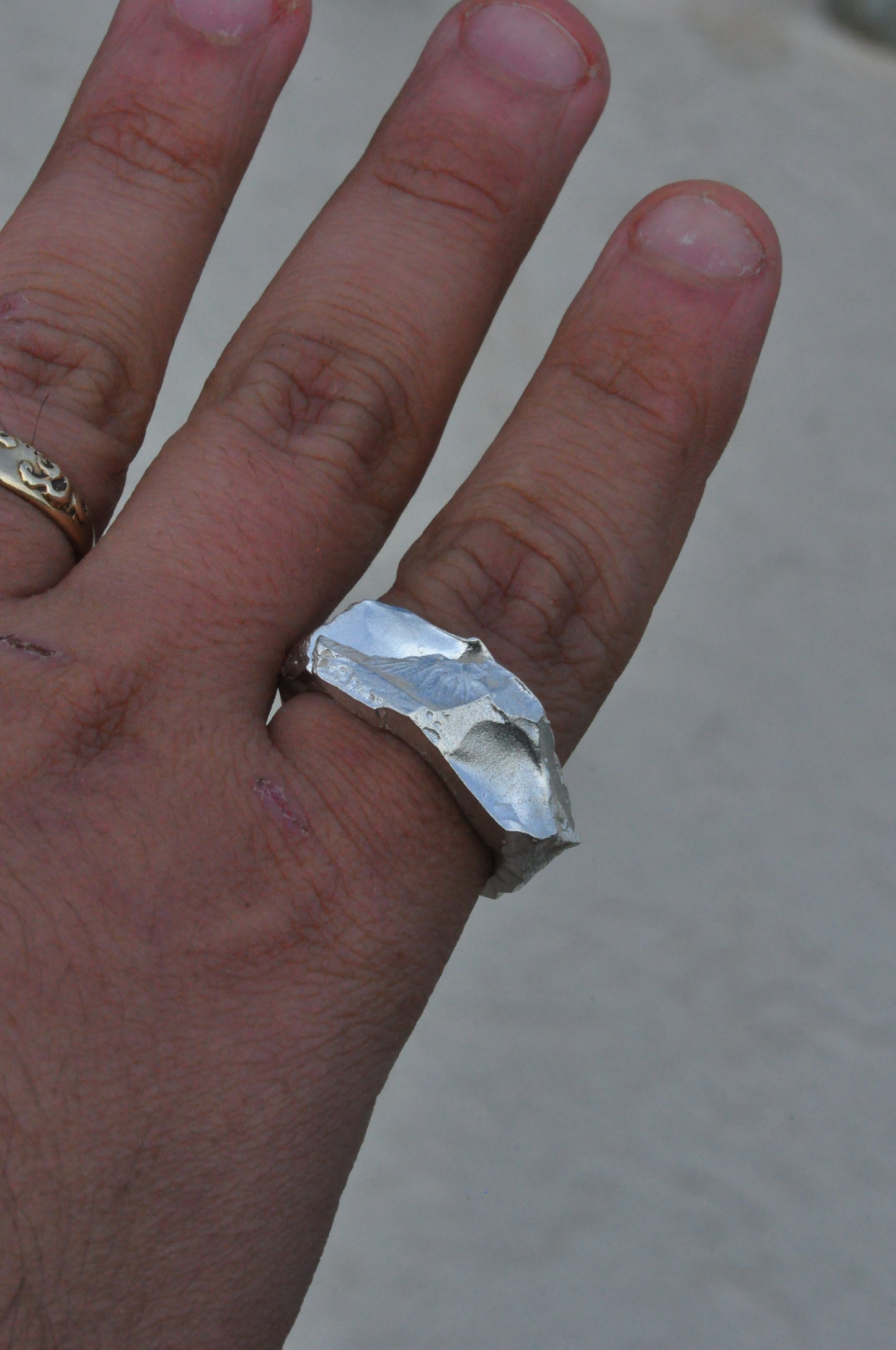 טבעת כסף - broken (B)