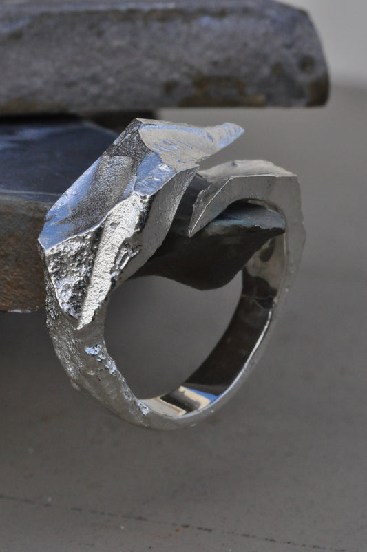 טבעת כסף - broken (B)