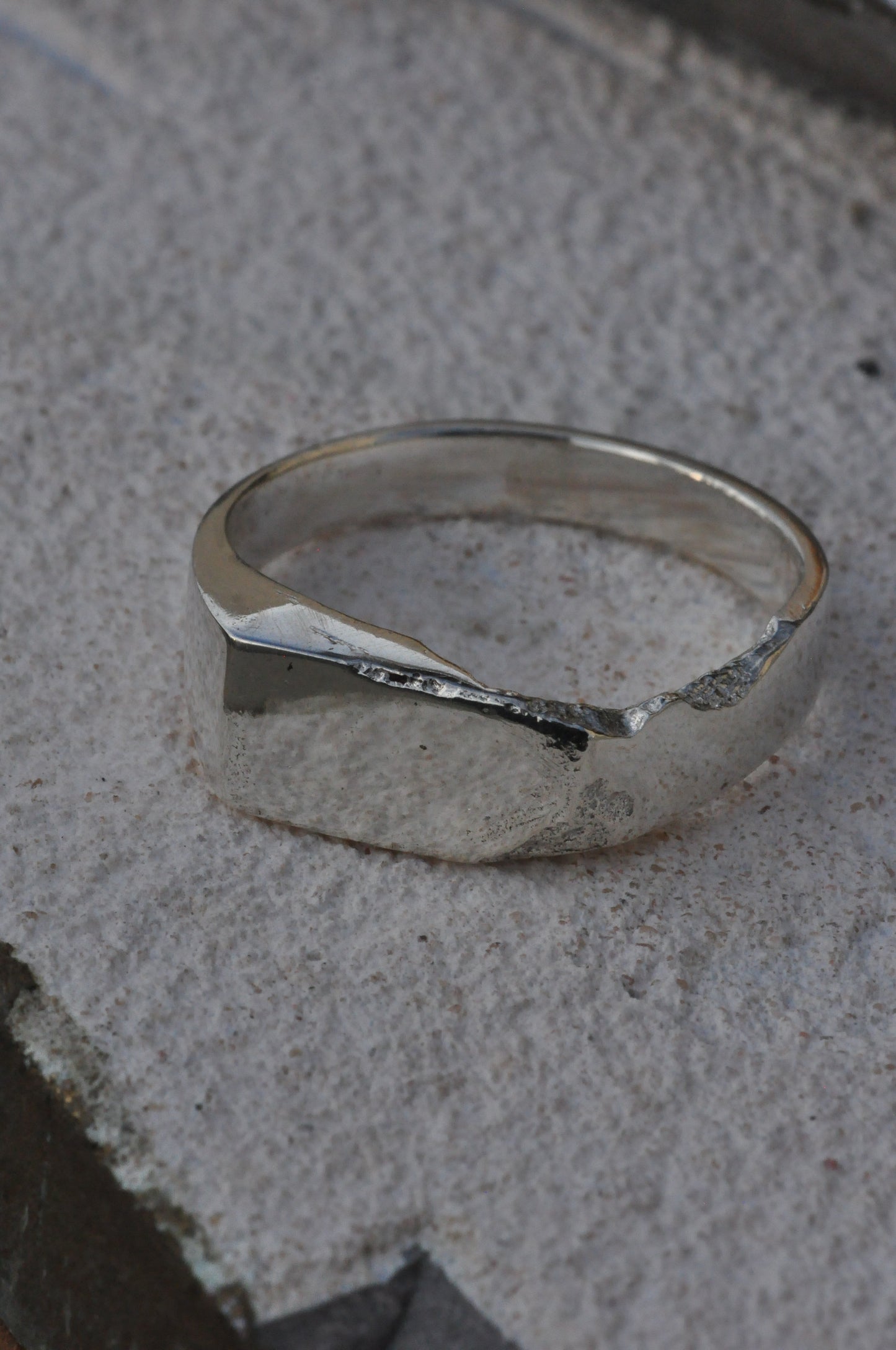 טבעת כסף - broken (A)