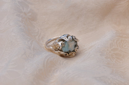 LARIMAR (E) טבעת כסף