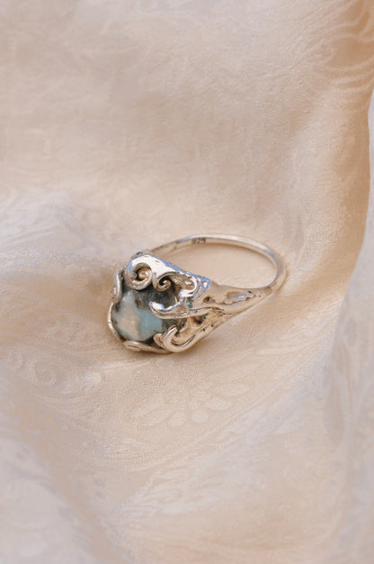 LARIMAR (E) טבעת כסף