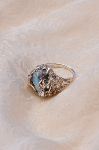 LARIMAR (D) טבעת כסף