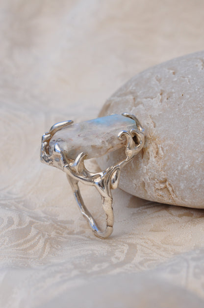 LARIMAR (F) טבעת כסף