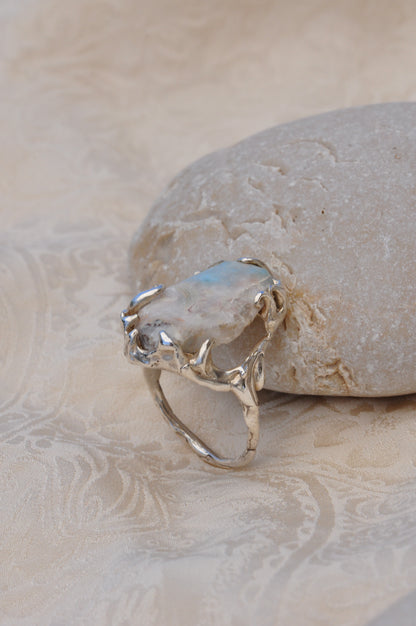 LARIMAR (F) טבעת כסף