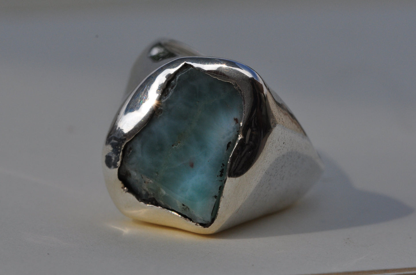 LARIMAR (B טבעת כסף