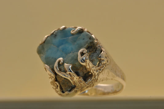 LARIMAR (A) טבעת כסף